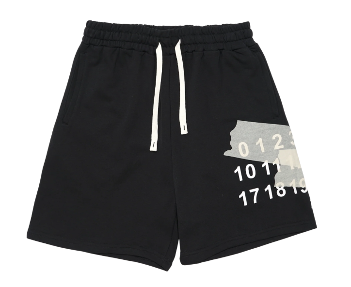 MM6 Maison Margiela Tape Number Logo Sweatshorts