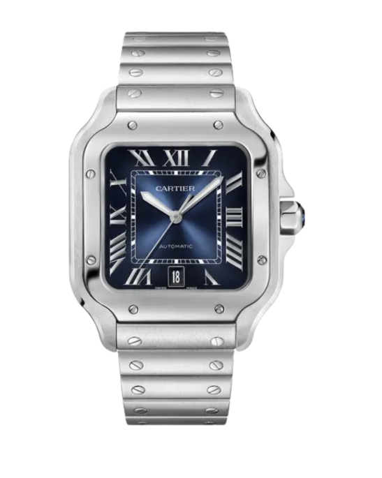 Cartier Santos blue dial